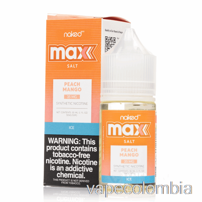 Kit Completo De Vapeo Ice Melocotón Mango - Nude Max Salt - 30ml 50mg